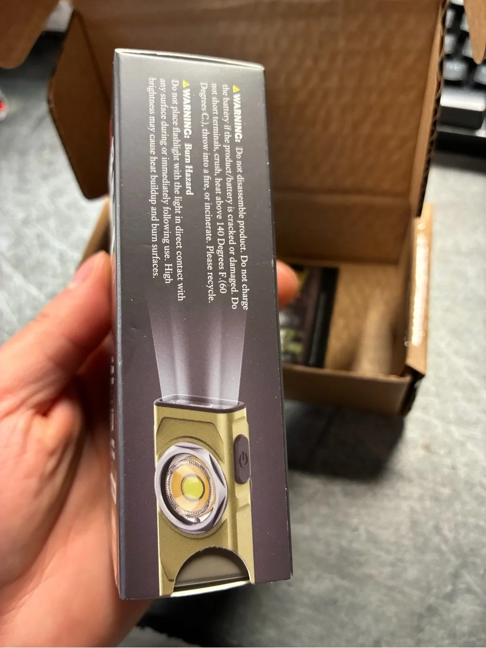Swiss Tech Klipplight Rechargeable Clip Light - Olive Green new